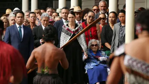 Getty Images Waitangi Day celebrations in 2020