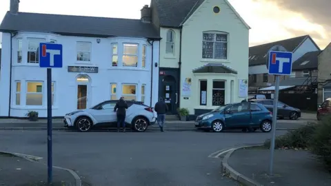 John Devine/BBC Road signs