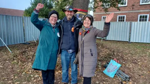 LDRS Wendy Patterson, Darrell Pointing, and Pamela Ball