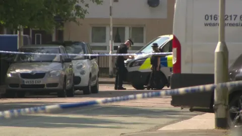 People were struck at the Salisbury Club in Truro Avenue, Stockport