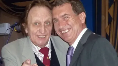 Garry Richardson Ken Dodd with Garry Richardson