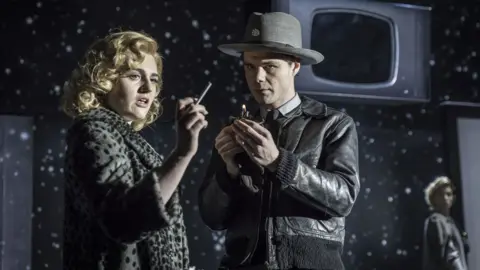 Marc Brenner Lizzy Connolly and Matthew Needham in The Twilight Zone