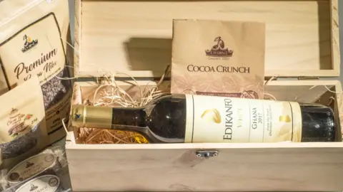 Ohene Cocoa Bottle of chocolate wine