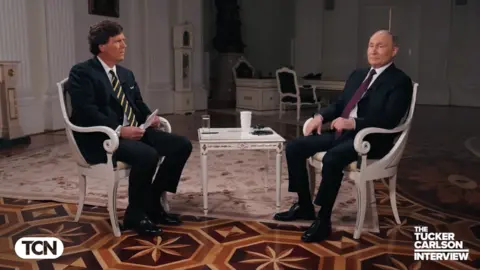 Putin interview released by ex-Fox host Tucker Carlson