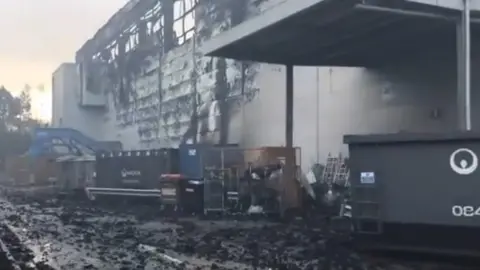 HFRS Ocado fire