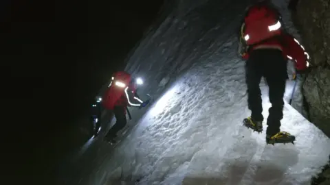 Wasdale Mountain Rescue Team Walker rescue