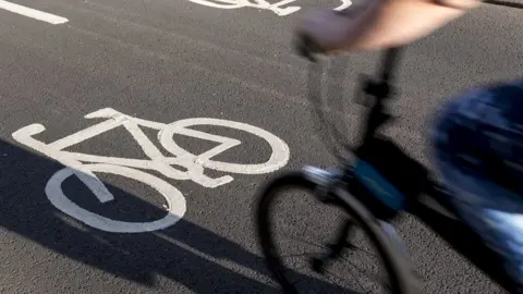 Getty Images Bike lane