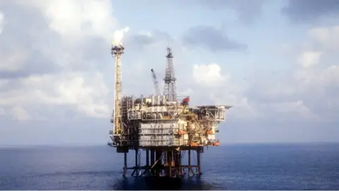 BBC North Sea oil rig