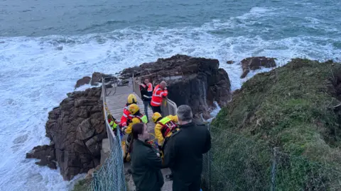 BBC Cliff rescue Jersey