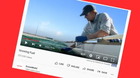 ExxonMobil/YouTube Screenshot from one of ExxonMobil's videos on the company's YouTube channel