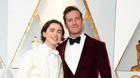 AFP/Getty Timothee Chalamet and Armie Hammer