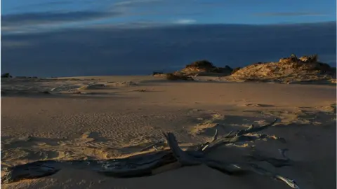 Getty Images Lake Mungo, in the Willandra region in Australia, is where the 42,000-year-old remains of the indigenous Australians were found.