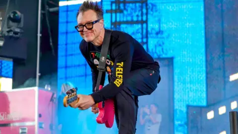 Getty Images Bassist Mark Hoppus