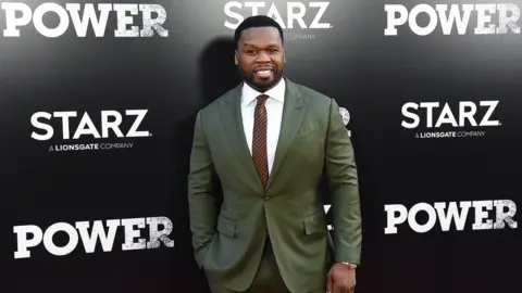 Getty Images 50 Cent at the premiere of Power