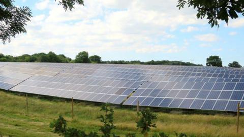 A UK solar farm generic