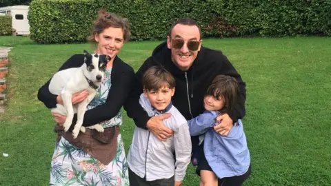 Brady family The Brady family and their dog