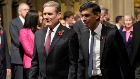 PA Media Keir Starmer and Rishi Sunak