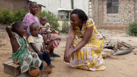 Goldman Environmental Prize Phyllis Omido talking to children