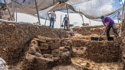 Israel Antiquities Authority Excavation works