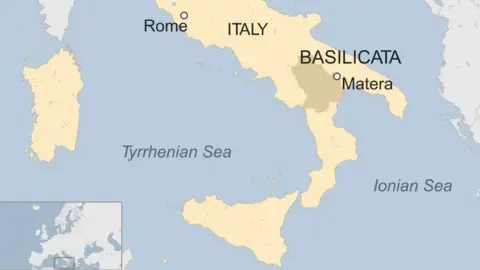 Basilicata map