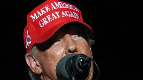 Reuters Former U.S. President Donald Trump speaks during a rally in Robstown, Texas, U.S., October 22, 2022.