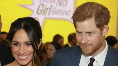 PA Media Duke and Duchess of Sussex