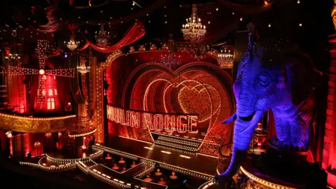 Getty Images The Moulin Rouge! set