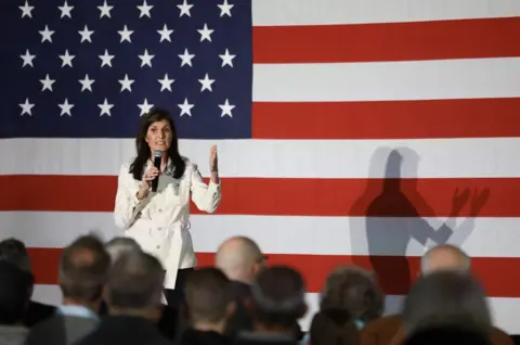 Getty Images Nikki Haley in New Hampshire