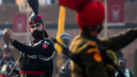 India-Pakistan border at Wagah