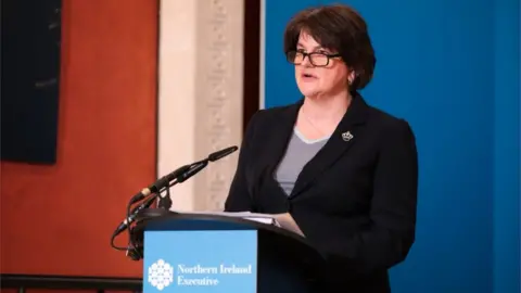 PA Media Arlene Foster