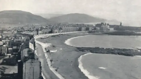 Print Collector/Getty Images A view of Aberystwyth, including the university, from 1895