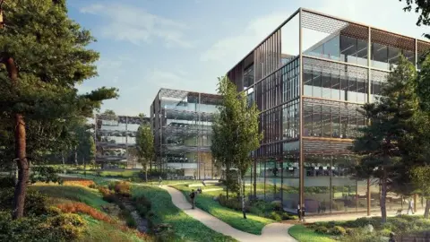 Durham County Council Computer generated image