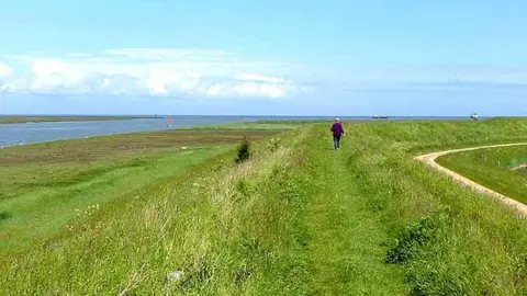 Geograph/Oliver Dixon The sea at the mouth of the River Great Ouse at King's Lynn