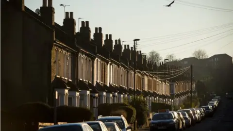 PA Media Row of terraced houses