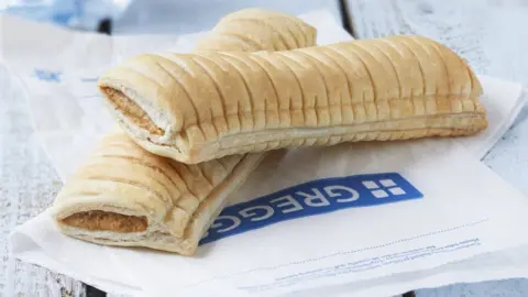 Greggs Vegan sausage rolls