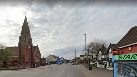 Google Longford Road, near St Thomas Church