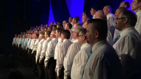 Peterborough Male Voice Choir A previous Men United concert