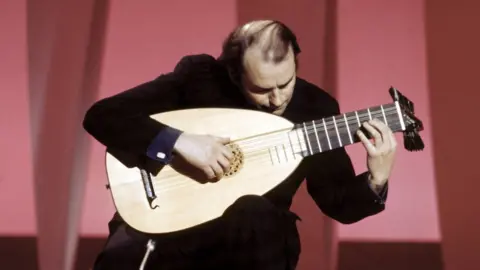 Getty Images Julian Bream with a lute