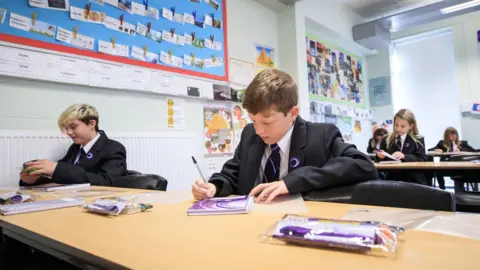 PA Media Pupils in a classroom