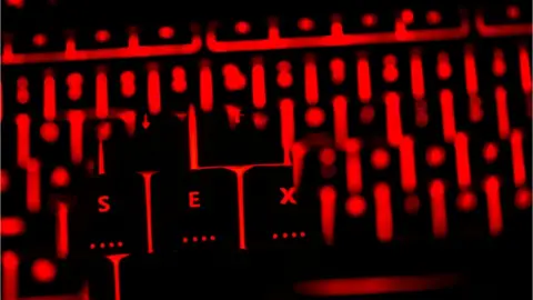 Getty Images Red keyboard