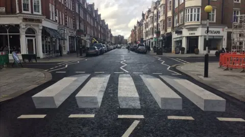 BBC 3D zebra crossing