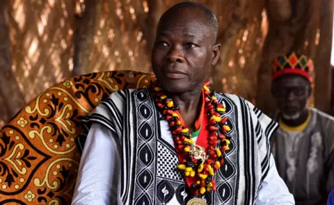Reuters Diébédo Francis Kére at a ceremony to honour him in Gando, Burkina Faso - Saturday 4 June 2022
