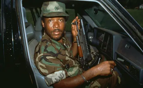 Getty Images Charles Taylor in 1990