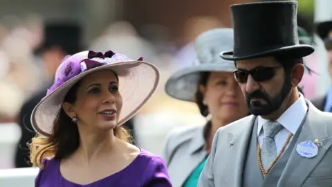 PA Media Sheikh Mohammed Bin Rashid Al Maktoum and princess Haya Bint Al Hussein at Royal Ascot