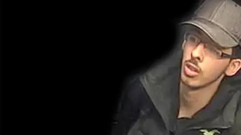 PA CCTV image of Salman Abedi shortly before the Manchester attack