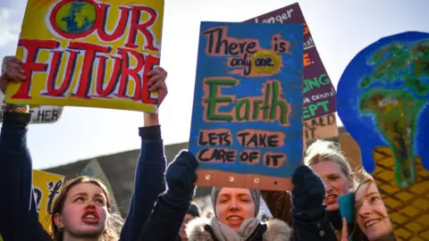 Getty Images climate change protest