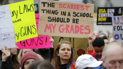 Getty Images March for Our Lives placard