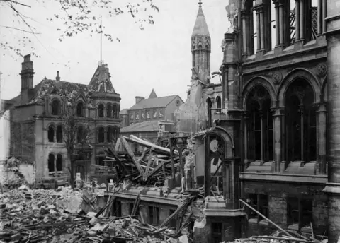 Getty Images Nottingham University buildings damaged