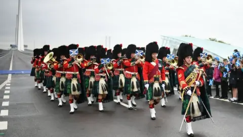 Getty Images Pipe band