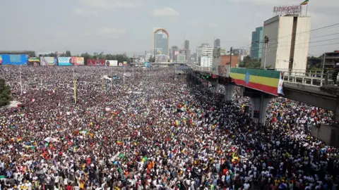 Reuters thousands attended the rally